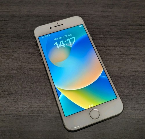 Apple iphone 64gb silver - iphone,